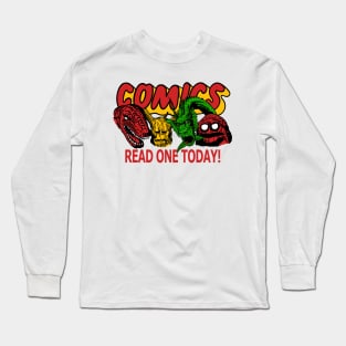 Comics Read One Today (Kirby Monsters Edit.) Long Sleeve T-Shirt